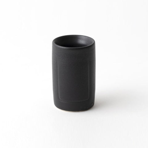 Ikkon Sake Cup, Black, Straight