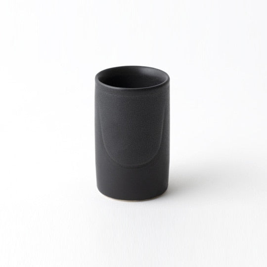 Ikkon Sake Cup, Black, Round