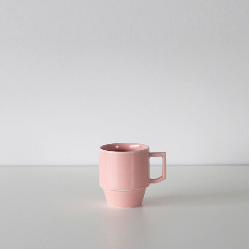 Hasami Block Mug, Big, Peach