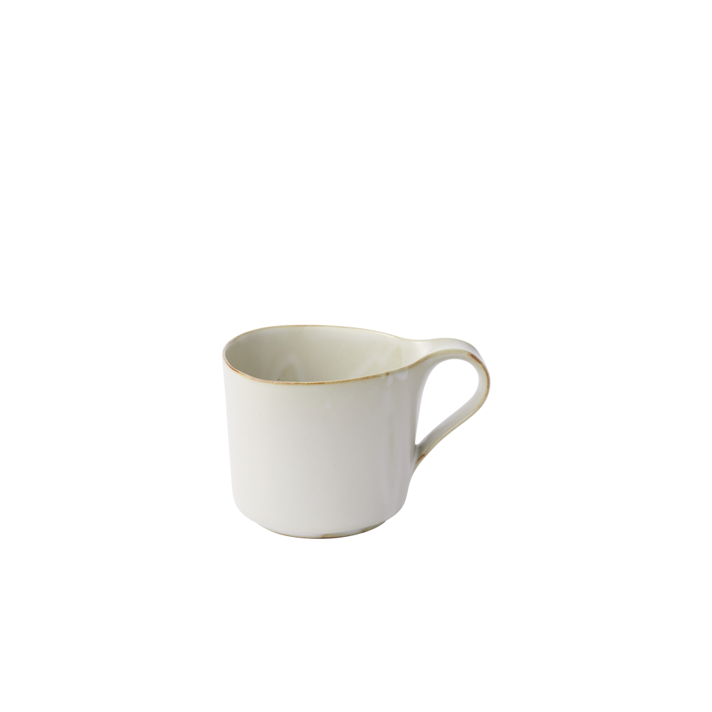 Duet Mini Mug wtih Saucer, White