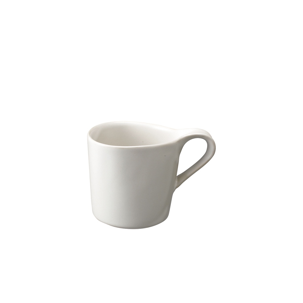 Duet Mug wtih Saucer, White