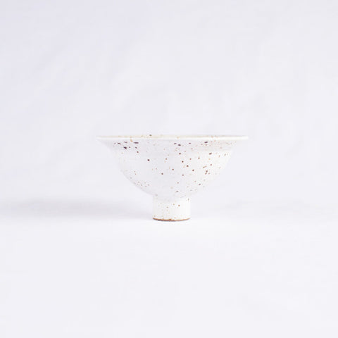 Hat Shaped Rice Bowl, Creamy White